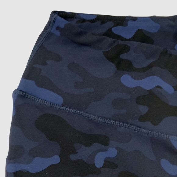 Torrid Active Leggings Womens 2 Navy Camo Mesh Breathable Athleisure Gym Workout - Picture 5 of 12
